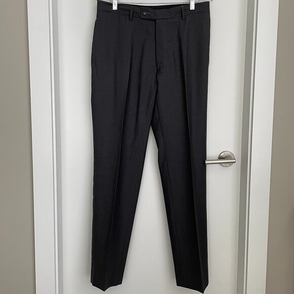 Strellson Wool Suit Charcoal Gray 40 Tall - Picture 4 of 8